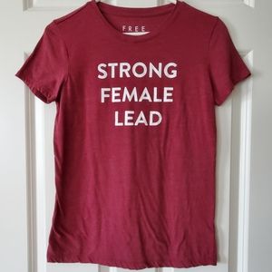 Free State Strong Female Lead Tee Size L